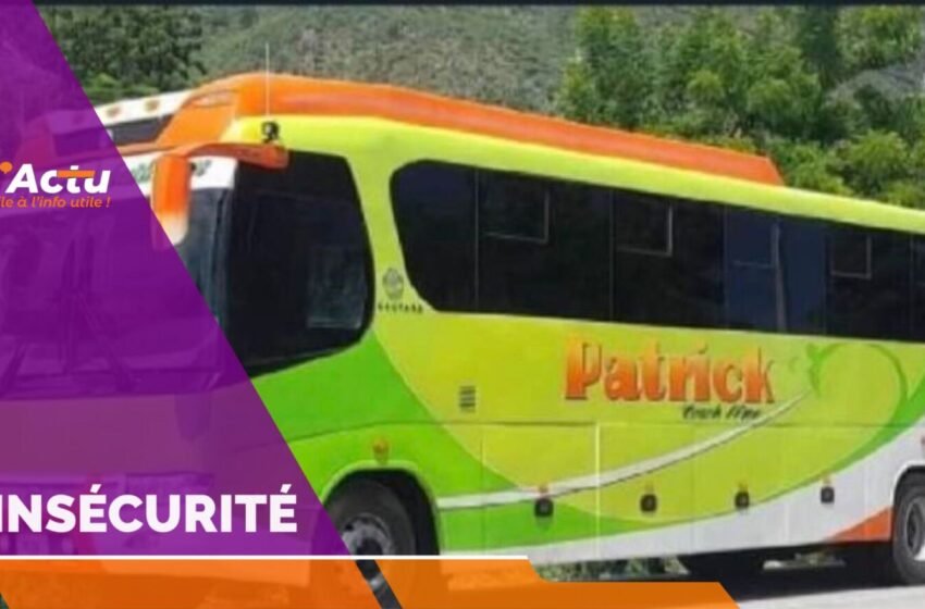  Kidnapping : un autobus de la compagnie Patrick Coach Line détourné et ses passagers enlevés