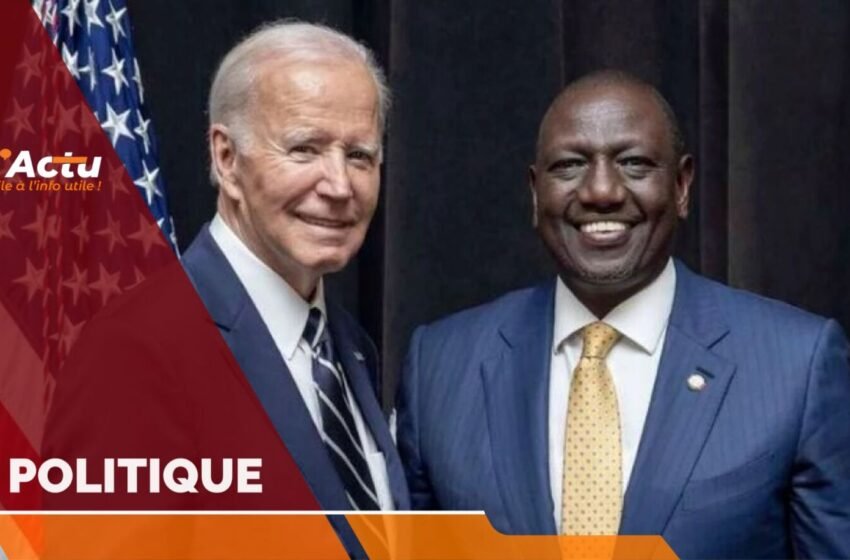  Joe Biden remercie le Kenya d’avoir accepté le leadership de la mission multinationale en Haïti