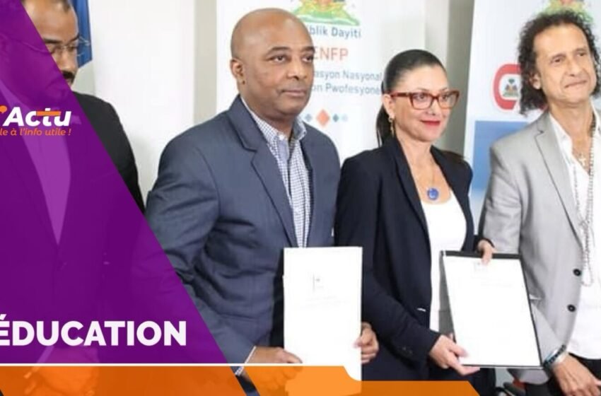  Le MENFP et la Fondation Haïti Jazz signent un protocole d’accord pour la promotion de l’éducation artistique et esthétique dans les écoles