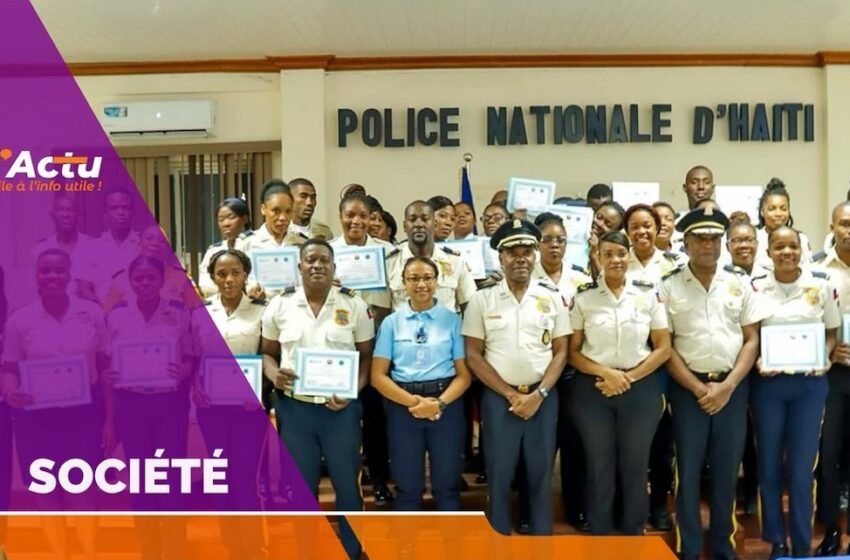  Une trentaine de policiers formés pour lutter contre la violence sexiste et sexuelle en Haïti