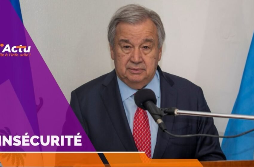  MMSS : Antonio Guterres dénonce la lenteur et l’insuffisance des contributions internationales