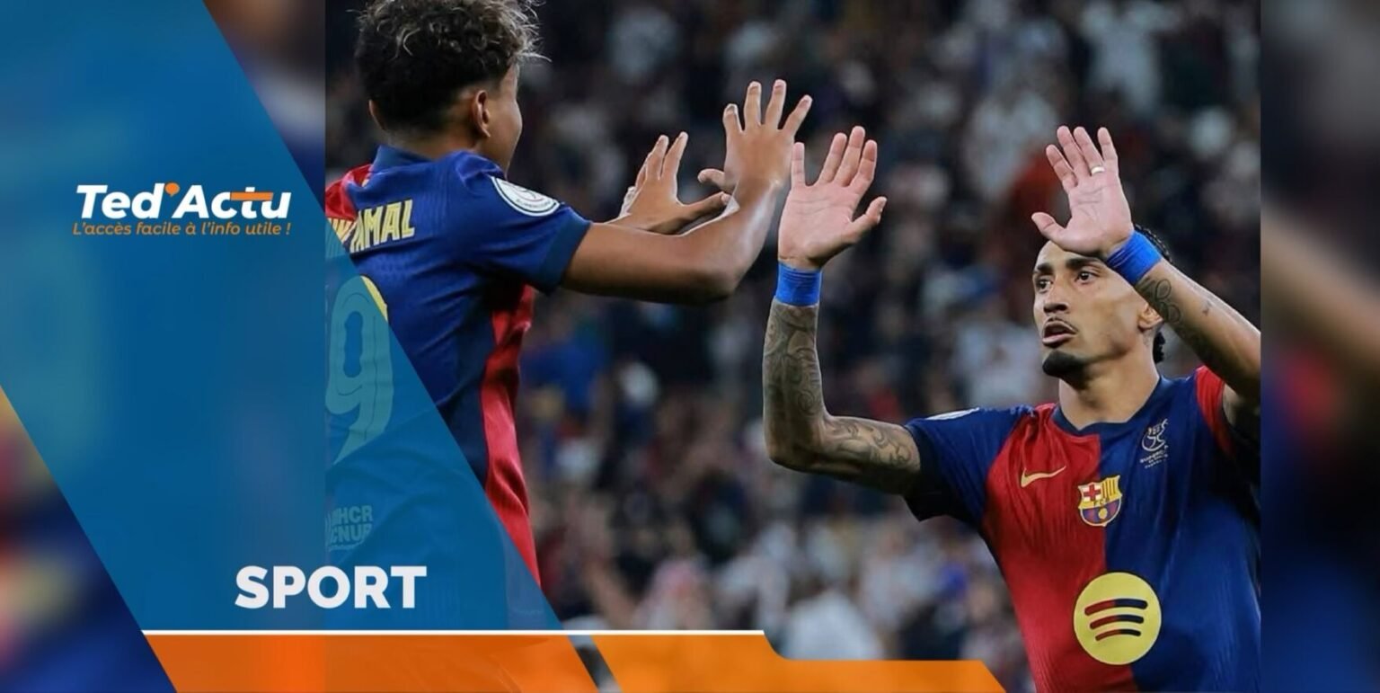 Le Barça atomise le Real et s’empare de la Supercoupe