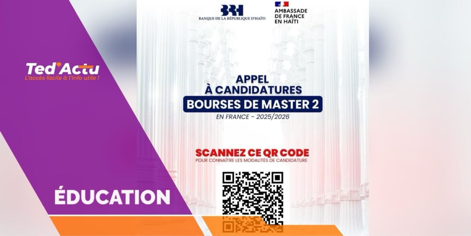 La BRH et le Gouvernement français lancent un appel à candidatures pour le programme de bourses de Master 2 en France