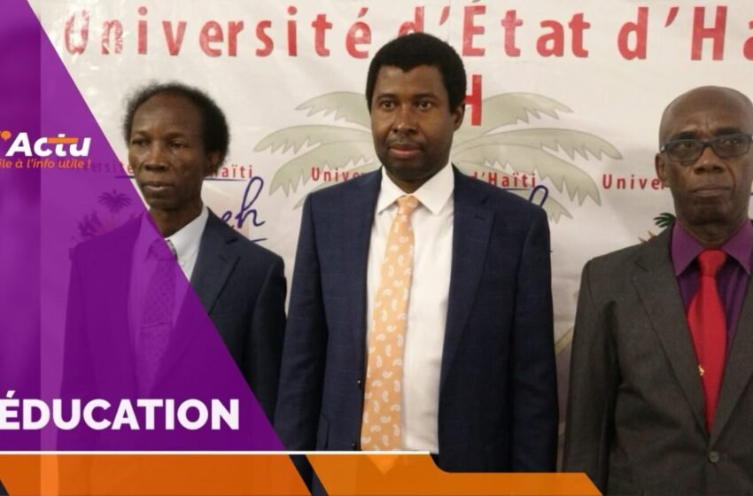  Un nouveau Conseil exécutif prend les rênes de l’Université d’État d’Haïti