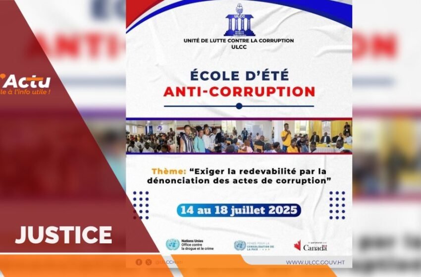  École d’été anti-corruption : l’ULCC forme 50 jeunes universitaires pour promouvoir la transparence