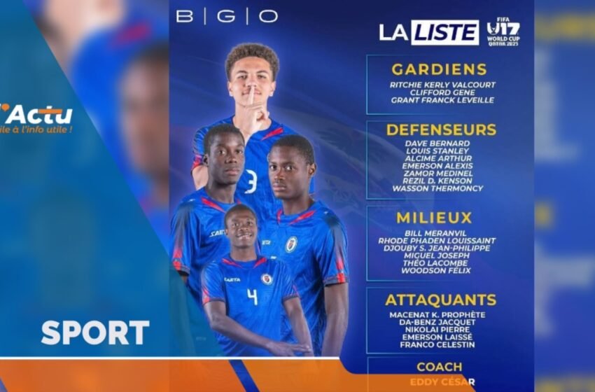 MONDIAL U-17 : 21 Grenadiers pour conquérir le Qatar