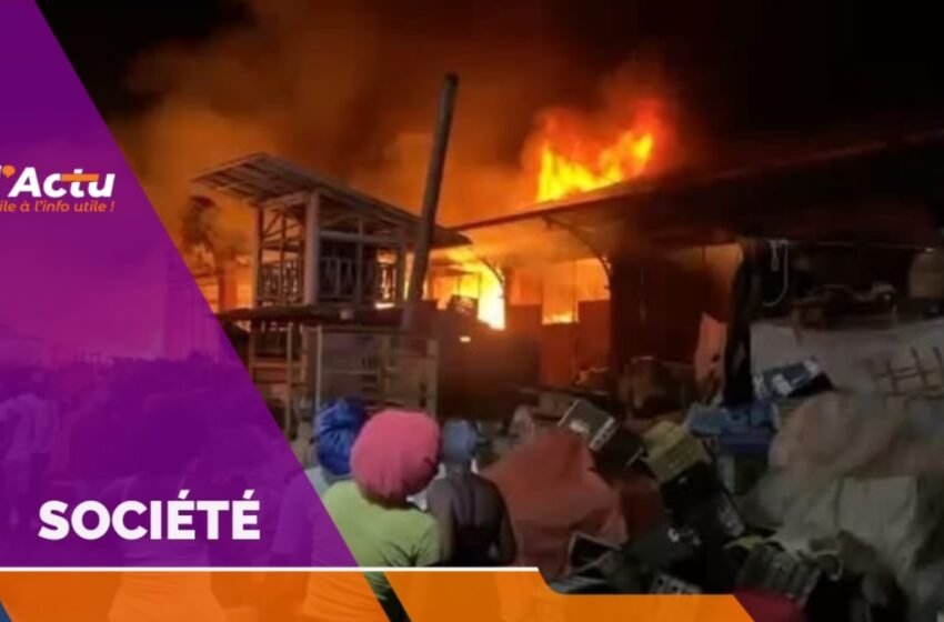  Cap-Haïtien : une partie du marché Cluny ravagée par un incendie