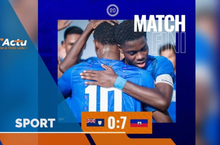  Mondial U-20 : début tonitruant de la sélection haïtienne