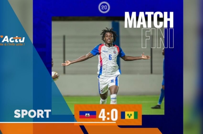  Mondial U-20 : deuxième victoire et deuxième clean sheet pour Haïti