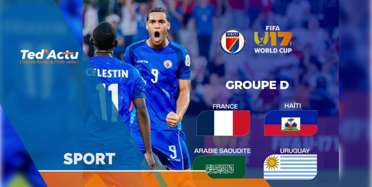 Mondial U-17 : Haïti hérite d’un groupe relevé pour le Qatar 2026
