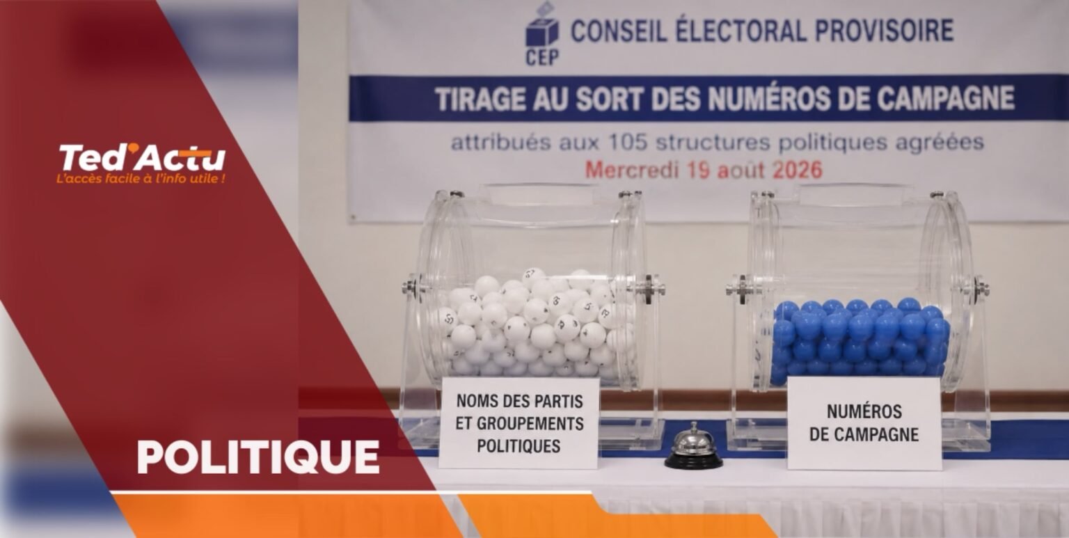 Élections 2026 : 105 formations politiques, 105 numéros pour la course au pouvoir